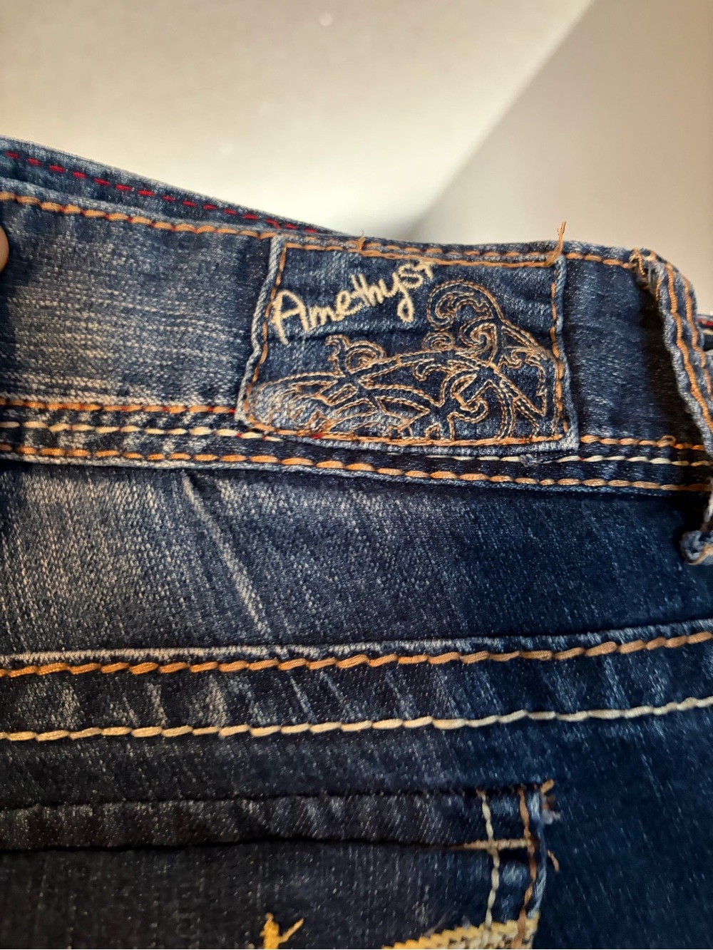 Amethyst Jeans Women's Dark Blue Denim Shorts